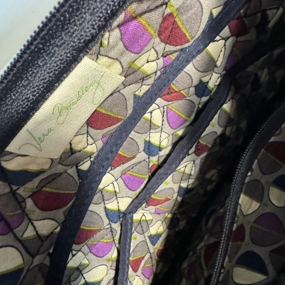 Vera Bradley Quilted Shoulder Black in Navy - Picture 5 of 6